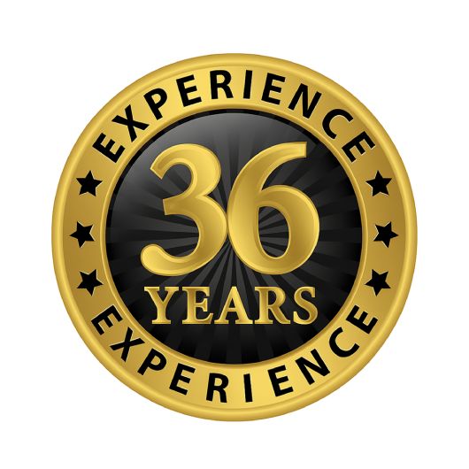 36 years exprience